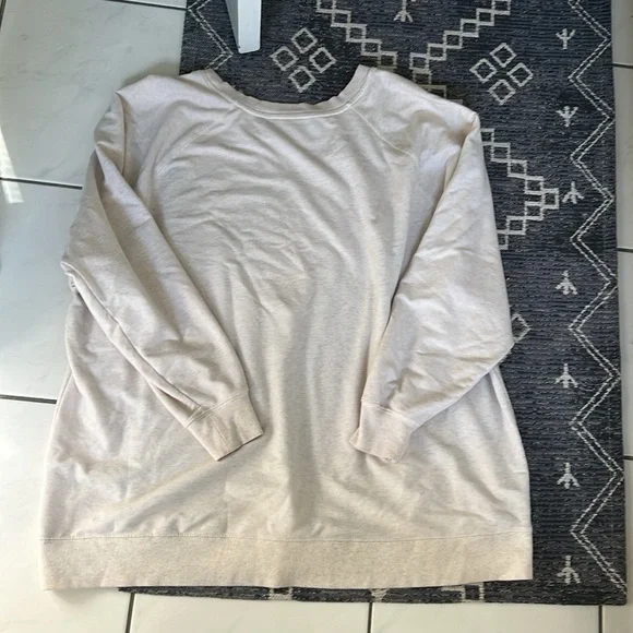 Wildfox Leopard Lips Graphic Crewneck Sweatshirt Terry Top - Picture 5 of 5